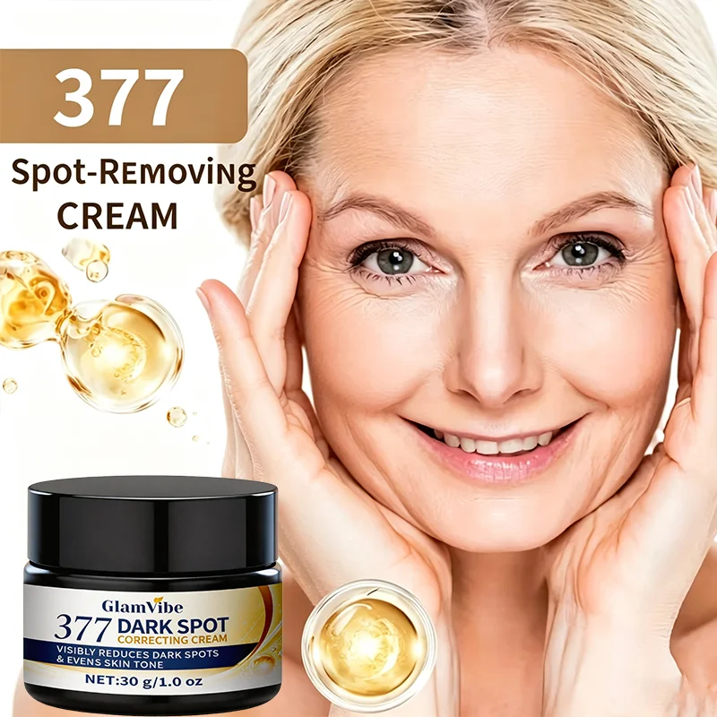 377 Spot-Removing Cream Uses Niacinamide to Block Melanin, Comprehensively Fading Dark Spots, Acne Scars, and Dullness.