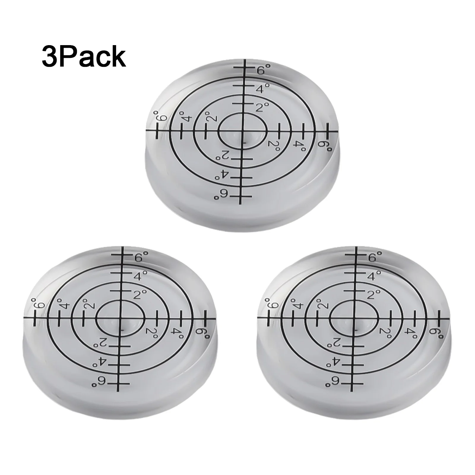 High Quality Practical for durable Brand New Bubble Level Level Round Bubble 1.260.28in 327mm 3pcs for acrylic Circular