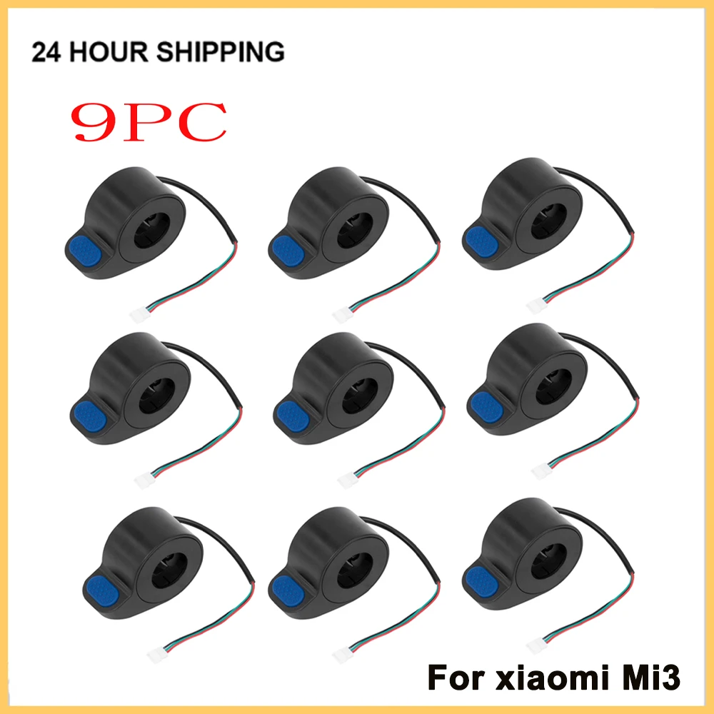 

9pc Electric Scooter Speed Dial Thumb Throttle Speed Control for Xiaomi Mi 3 Blue Rubber Button Thumb Accelerator Repair