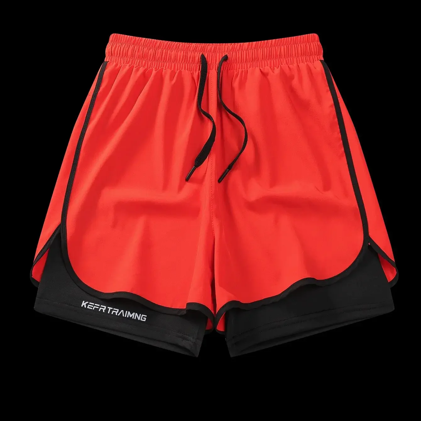 Outdoor High-quality Sports Running Shorts Comfortable Breathable Running Fitness Sweat Absorption Quick Drying 3-point Pants