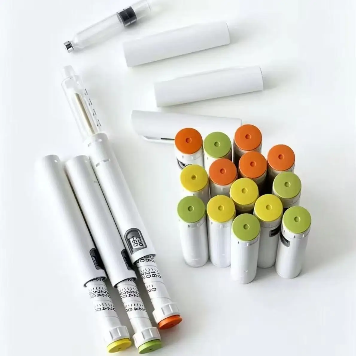 Insulin Syringe Pen Reusable Adjustable Dose Home Use Diabetic Medical Injection Device