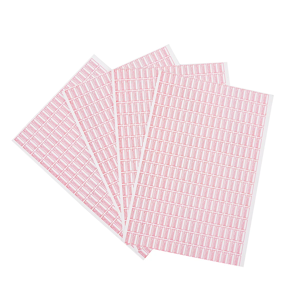 1000Pcs Warranty Damaged Protection Security Label Sticker Seal Fragile Label