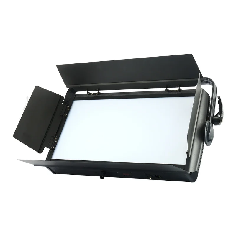 

300W Hanging LED Soft Panel Light - Studio/Stage Fill Light with Barn Boor