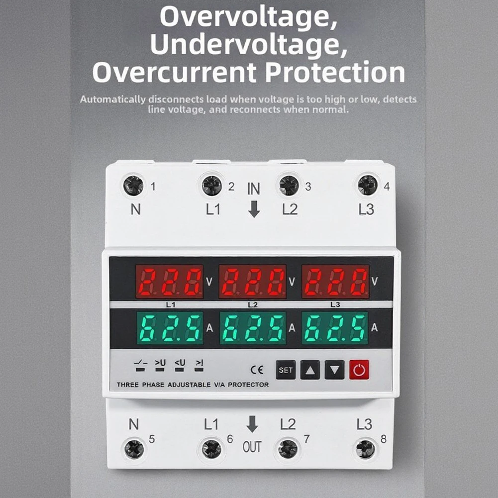 Current Limiting Device As Shown 100A Voltage Protector Adjustable Voltage Setting Overcurrent Load Management