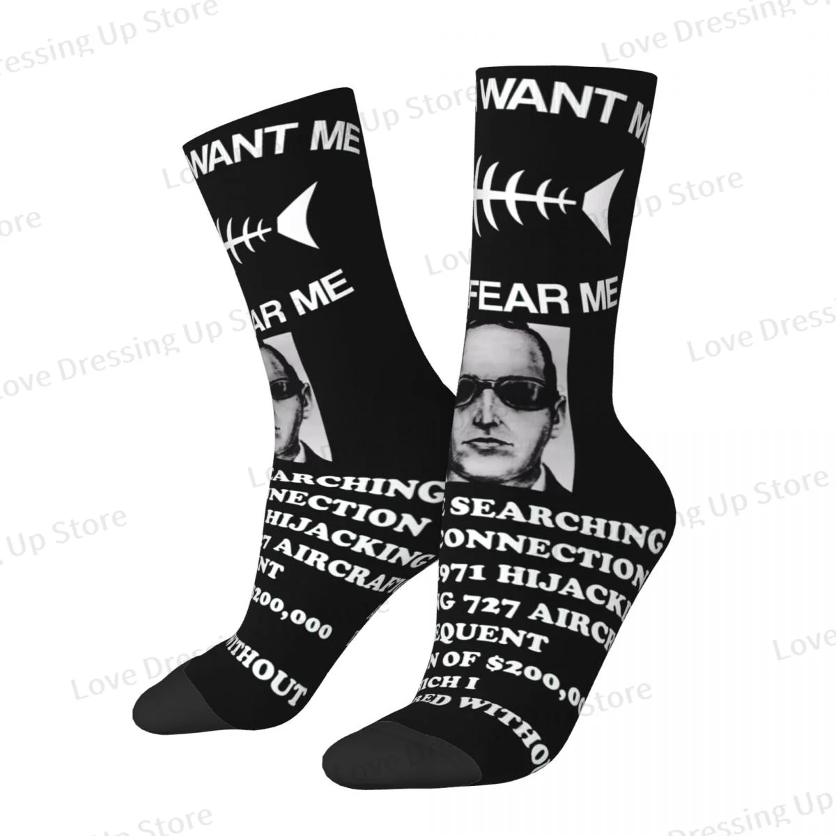 Women Want Me, Fish Fear Me Unisex Winter Socks Hiking Happy Socks Street Style Crazy Sock