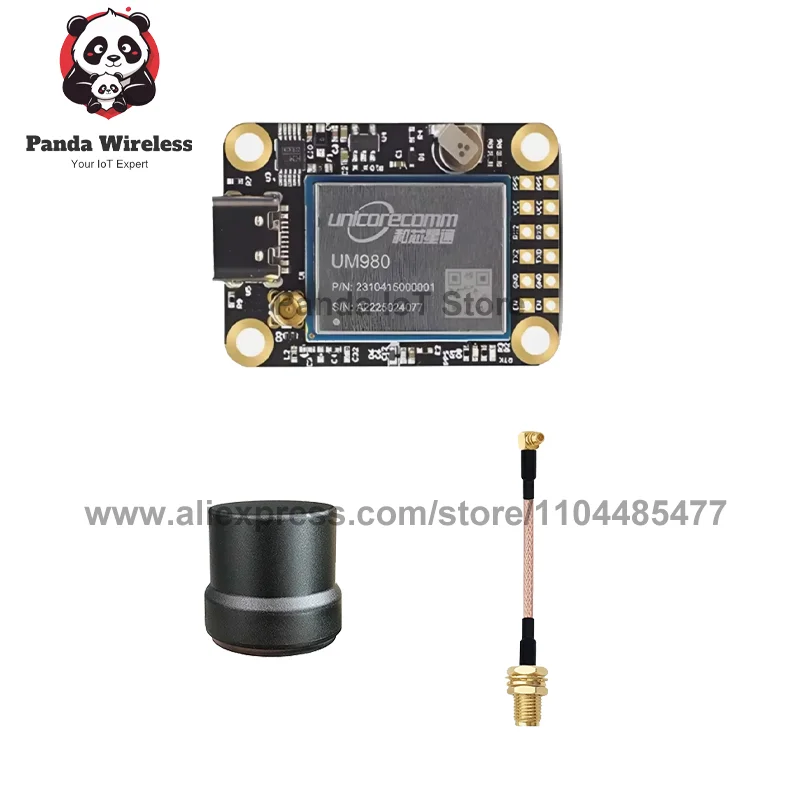 

EM980-D1 Позиционирование RTK GPS ГЛОНАСС Galileo QZSS UM980 с комплектами антенн UGV БПЛА Сантиметр Базовая станция GNSS MULTI-BAND