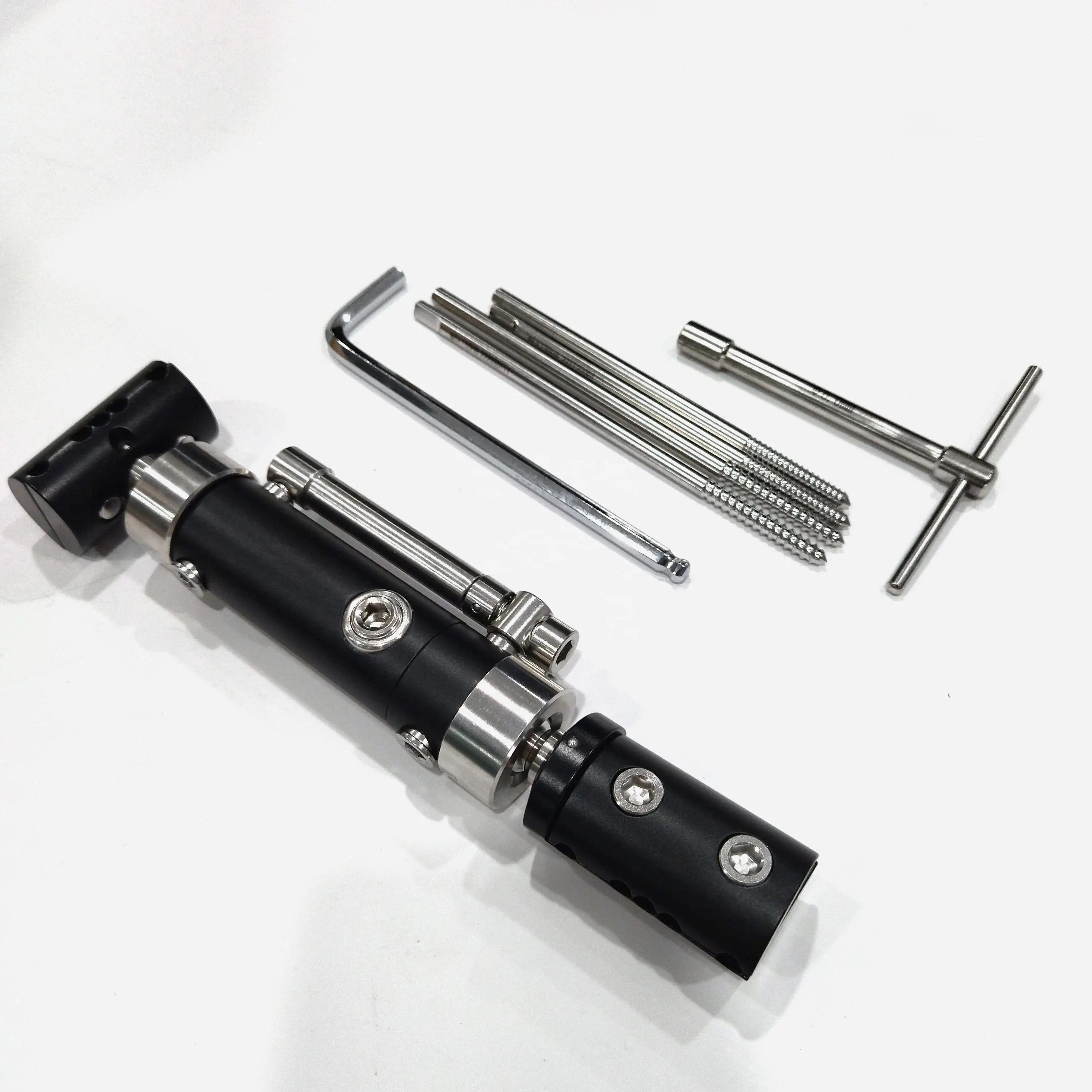 Delicate Orthopedic External Fixation T or Straight Type External Fixators Single Side Integrated Fixators