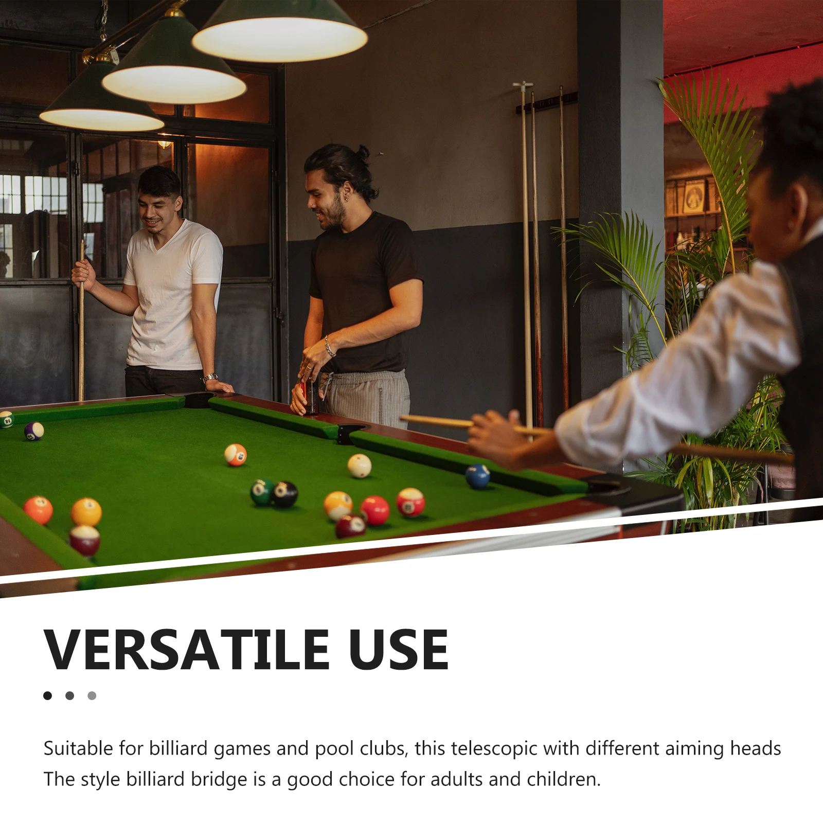 

Регулируемая телескопическая металлическая подставка с несколькими прицельными головками, прочный портативный аксессуар для бильярдного стола, совместимый с большинством палочек, высокий