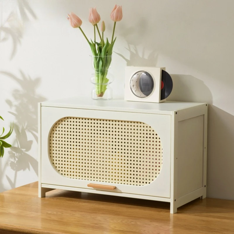 

Stable Cream wind all solid wood bookcase simple children's locker open storage cabinet living room study combination locker