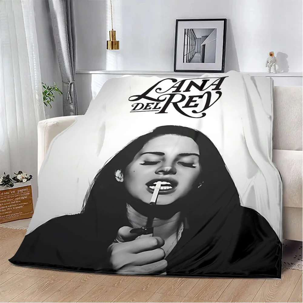 

Lana Del Rey Singer Printed Blanket Picnic Blankets Warm Blanket Soft and Comfortable Blanket Home Travel Birthday Gift