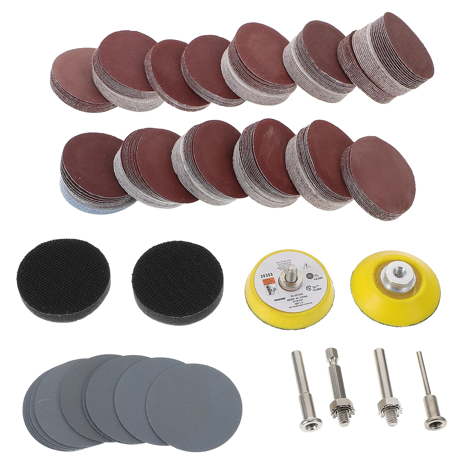 

Sanding Pad Kit 80 Grit Polishing Pads Discs for Drill Woodworking Steel Tools Grinder Attachment Sanding Discs Kits