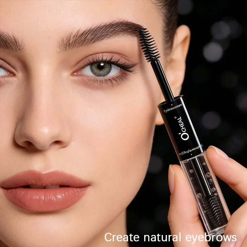1PCS/2PCS Dual Head Styling Eyebrow Dye, Waterproof and Sweat Proof, Creating Natural Three-Dimensional Wild Eyebrows