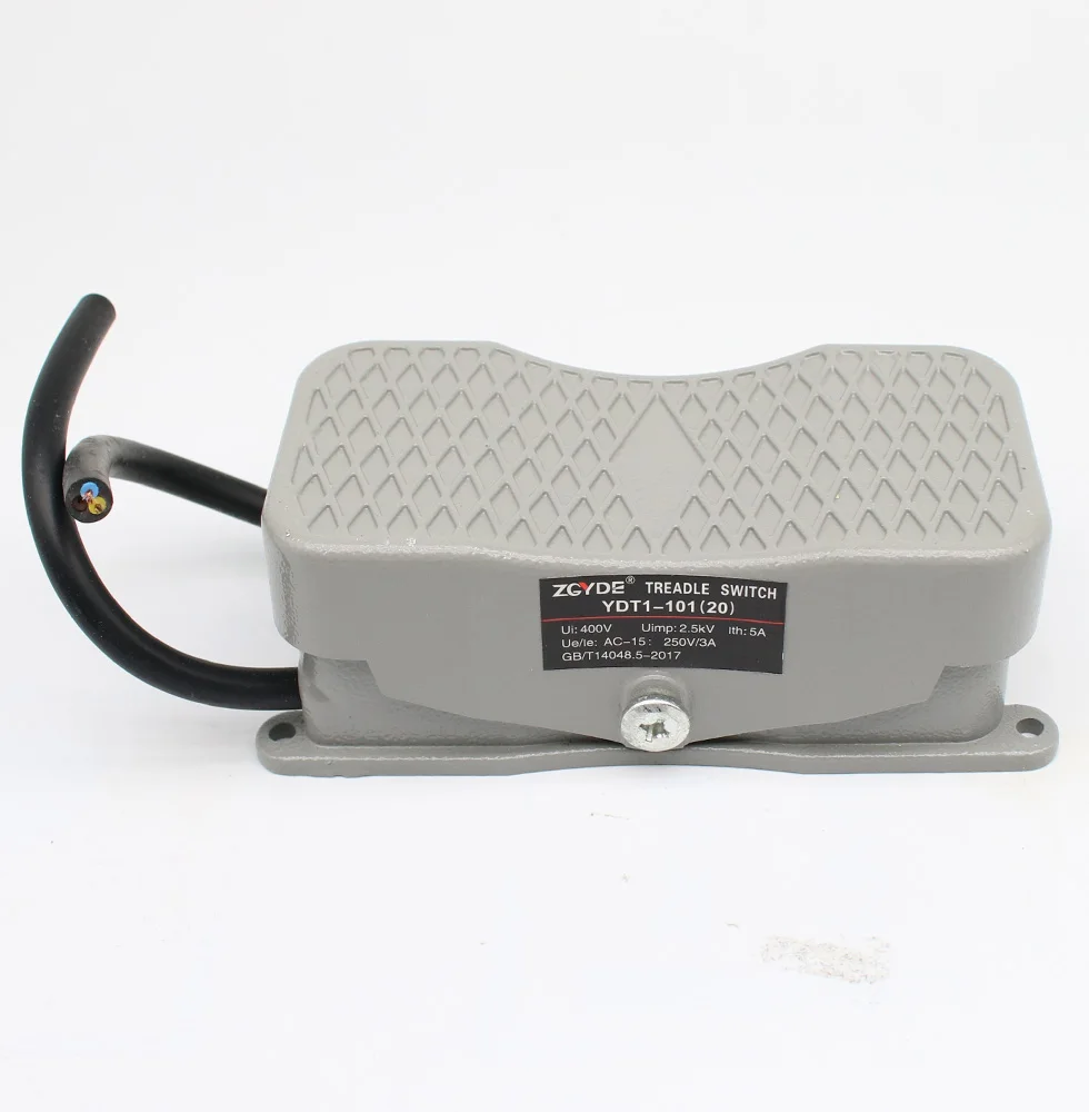 YDT1-101 Foot Switch Pedal Foot Control Reverse Switch 220V /380V 10A 15A Double Control Three Phase Motor