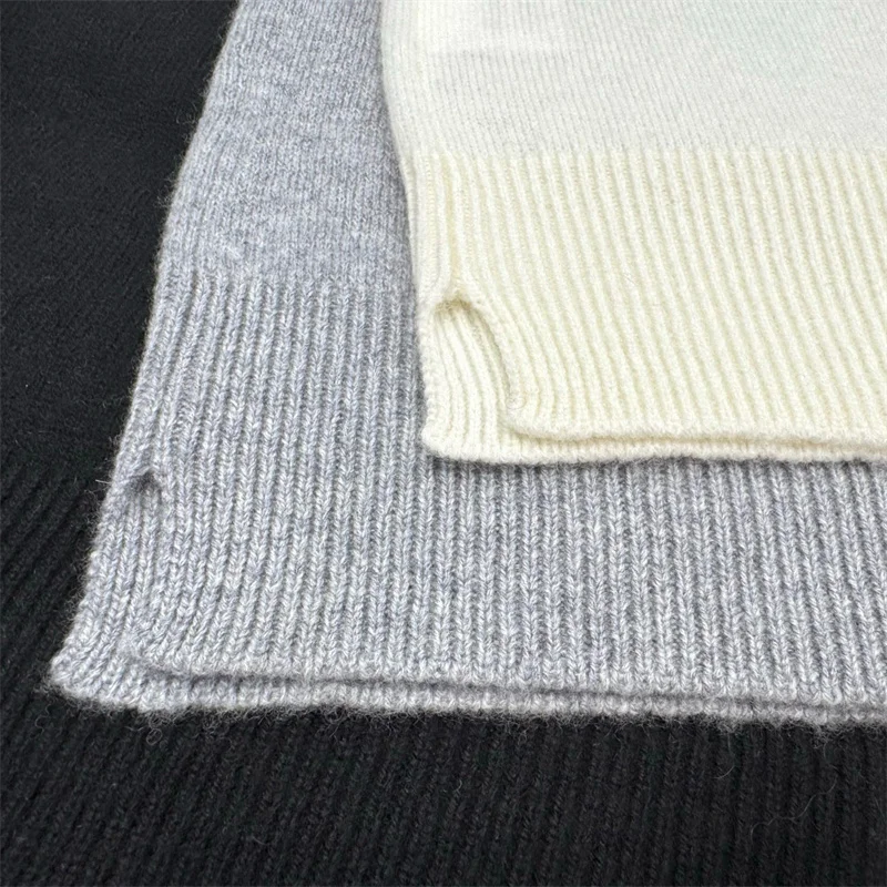 여성 스웨터 신상품 2025년 가을 신상 탄력 니트 슬림핏 긴팔 상의 레이스 패치워크 풀오버 Y2K 원넥 니트웨어