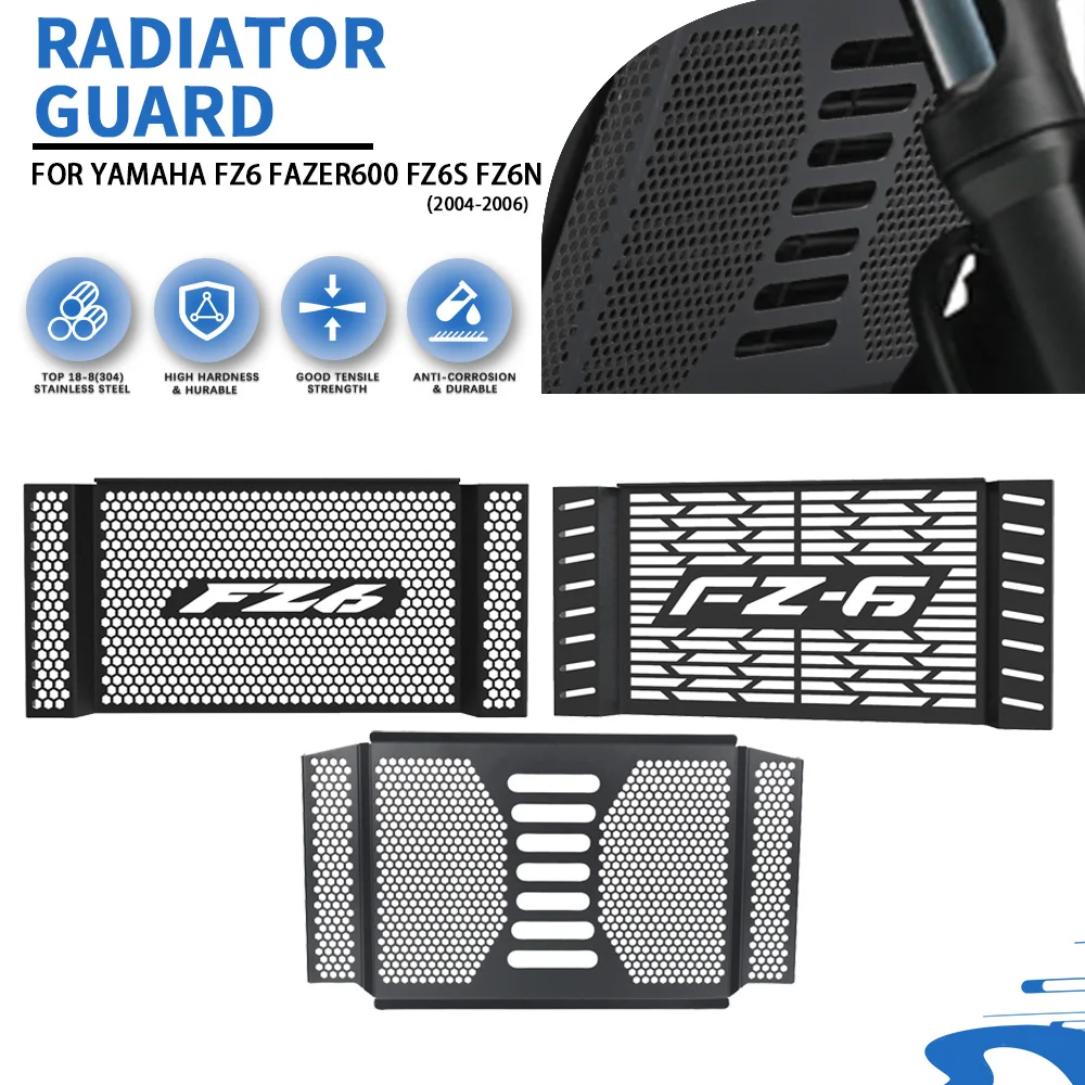 

Аксессуары для мотоциклов, защита радиатора, защитная решетка для Yamaha FZ6 FAZER 600 FZ6S FZ6N FZ6 S/N FAZER 600 2004 2005 2006