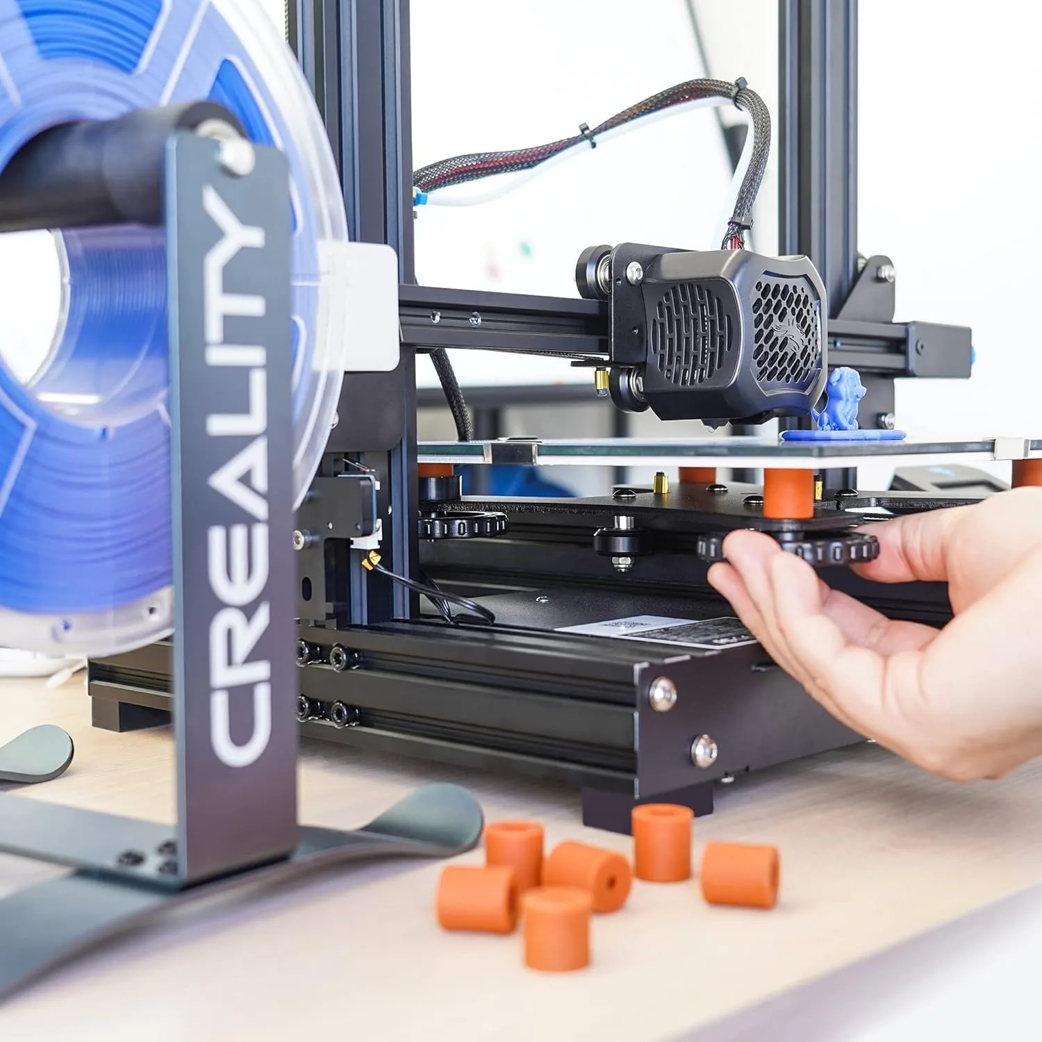 مجموعة Creality 4PCS أعمدة سيليكون لتسوية السرير – فواصل صلبة للسرير الساخن الثابت، متوافقة مع Ender‑3/3 Pro/3 V2/3S وCR‑10/10S/V2 #4