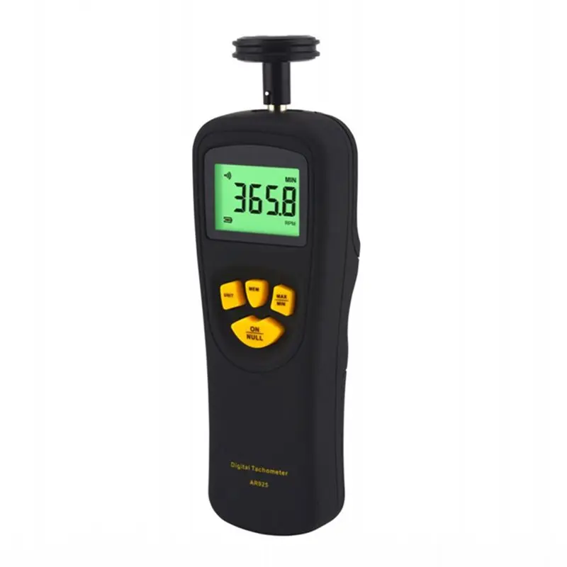 For car-Digital Tachometer Rotational Speed Meter Contact Motor RPM Meter Tachometer Non Contact Photoelectric Speedometer