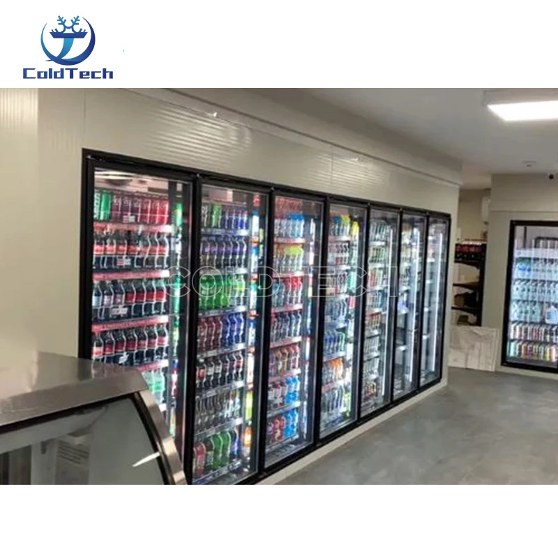 

Commercial Glass Door Display Walk in Cooler/Freezer/Chiller/Cold Storage Room