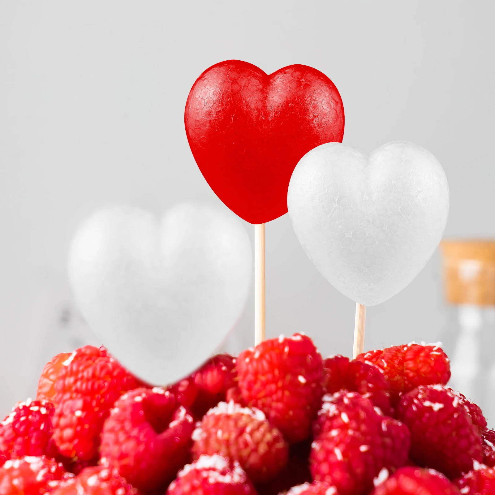 

10 pcs Heart Foams Decor Craft Kits Diy Modeling Supplies For Party Wedding Home Decoration Kids Art Projects Foam Hearts