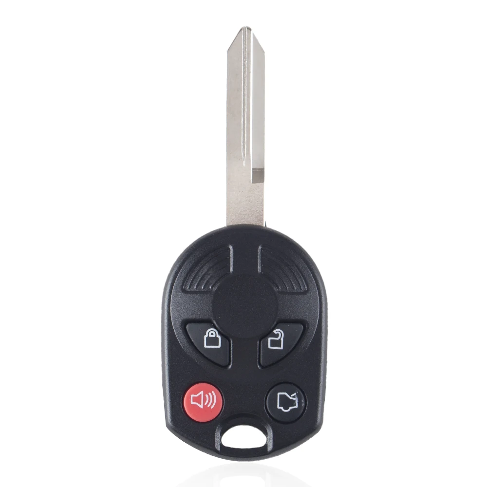 KEYYOU Complete Remote Car Key Fob 4 Button ID63 Chip 80 Bit For Ford Edge Escape Focus Lincoln Mazda Mercury OUCD6000022 315Mhz