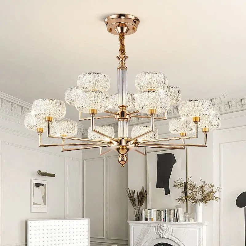 Living room chandelier Italian minimalist modern minimalist 2025 new bedroom dining room lighting