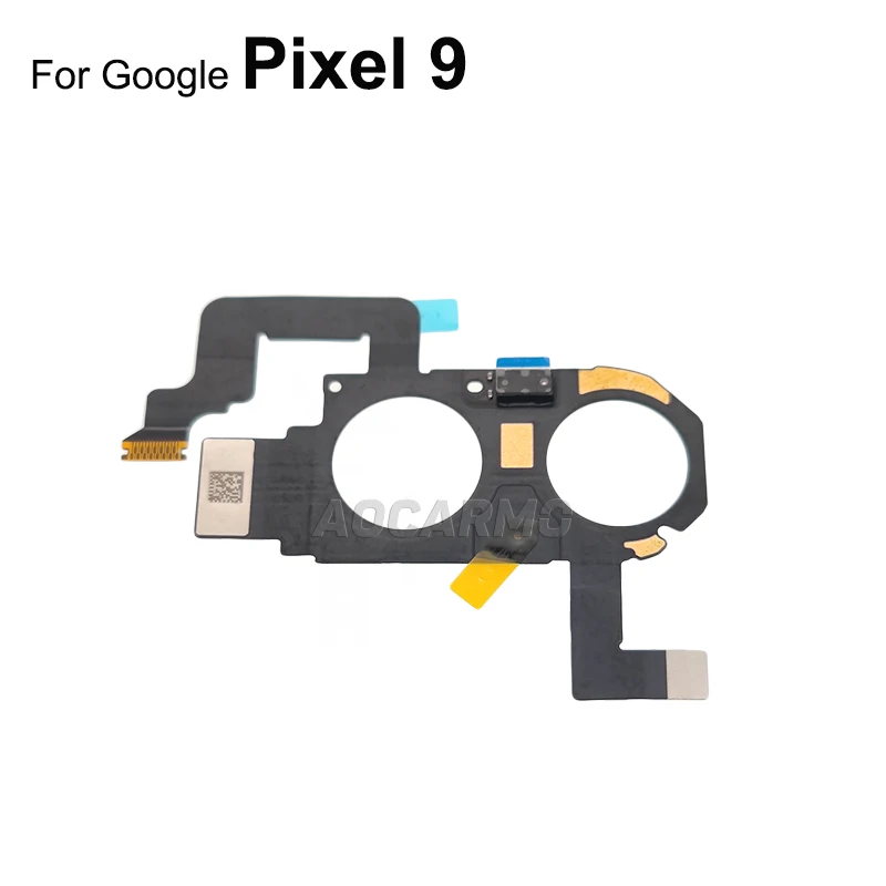 Aocarmo For Google Pixel 9 9Pro XL Flash Light Sensor Top Noise Reduction Microphone Connection Small Board Flex Cable Repair