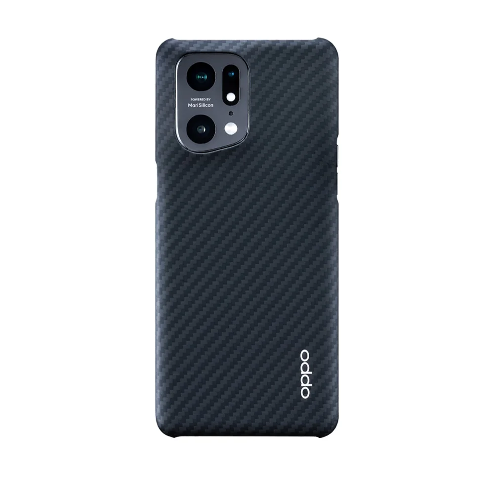 Original Carbon Fiber Case  for OPPO Find X5 Pro Ultra Thin Kevlar Aramid Protective Cover for Find X5