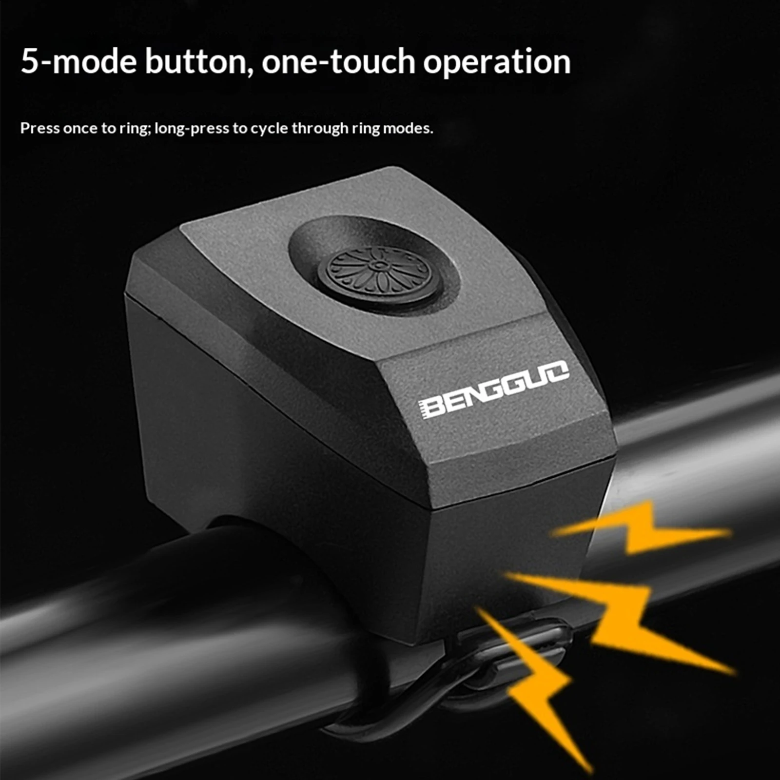 แตรจักรยานไฟฟ้า MTB 120dB ชาร์ - Bike Bell Electronic Loud Horn บทวิจารณ์และราคา