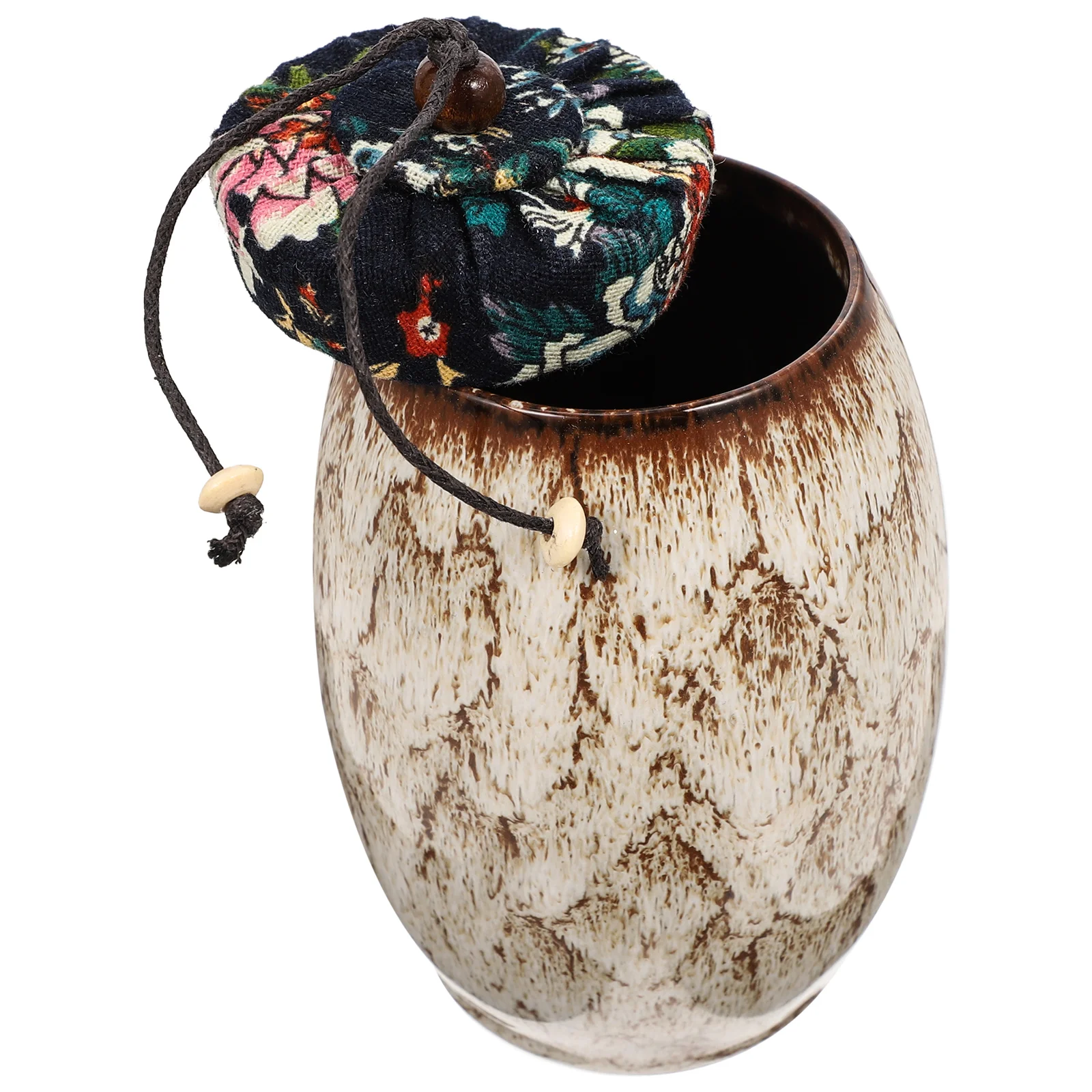 

Ceramic Tea Jar Waterproof Storage Container Multi-Function Decorative Jar for Coffee Beans Powder Chinese Medicine Home