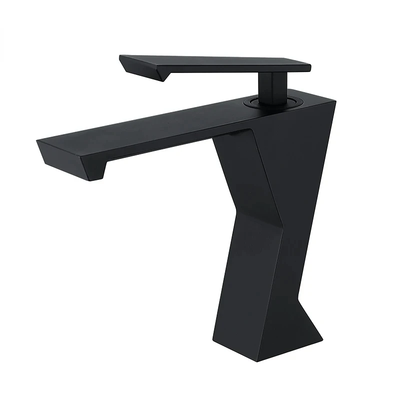 Imagem -06 - Single Handle Waterfall Basin Faucet Torneira para Pia do Banheiro Deck Wash Misturador Quente e Frio Tap Crane Preto Cromo Branco