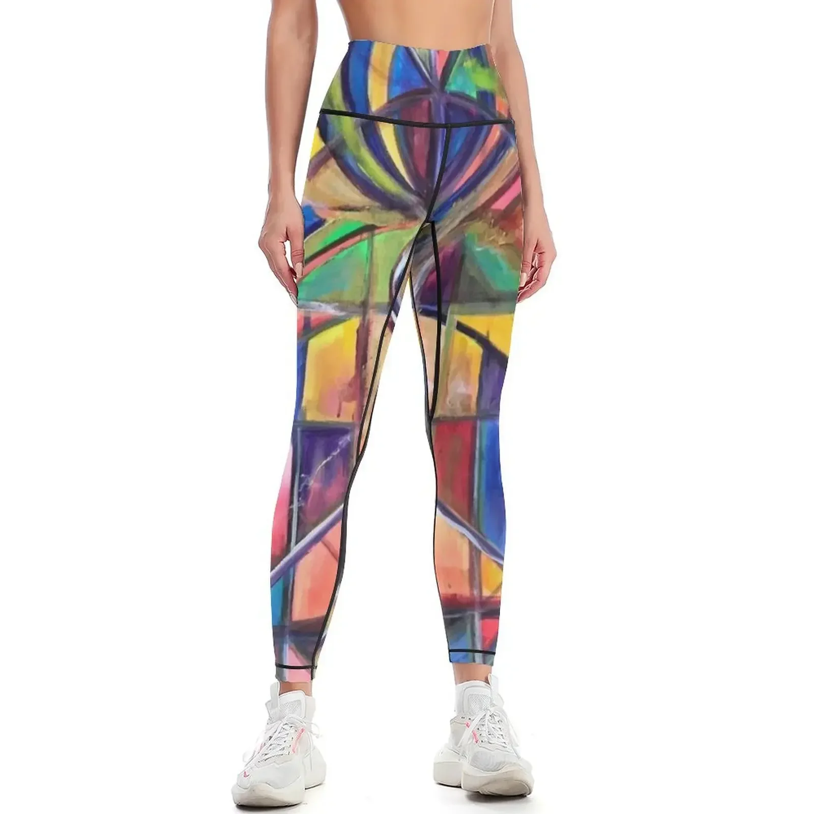 

Transcending Chaos #2 Leggings Tight fitting woman Sports pants woman leggins push up woman sport set Womens Leggings