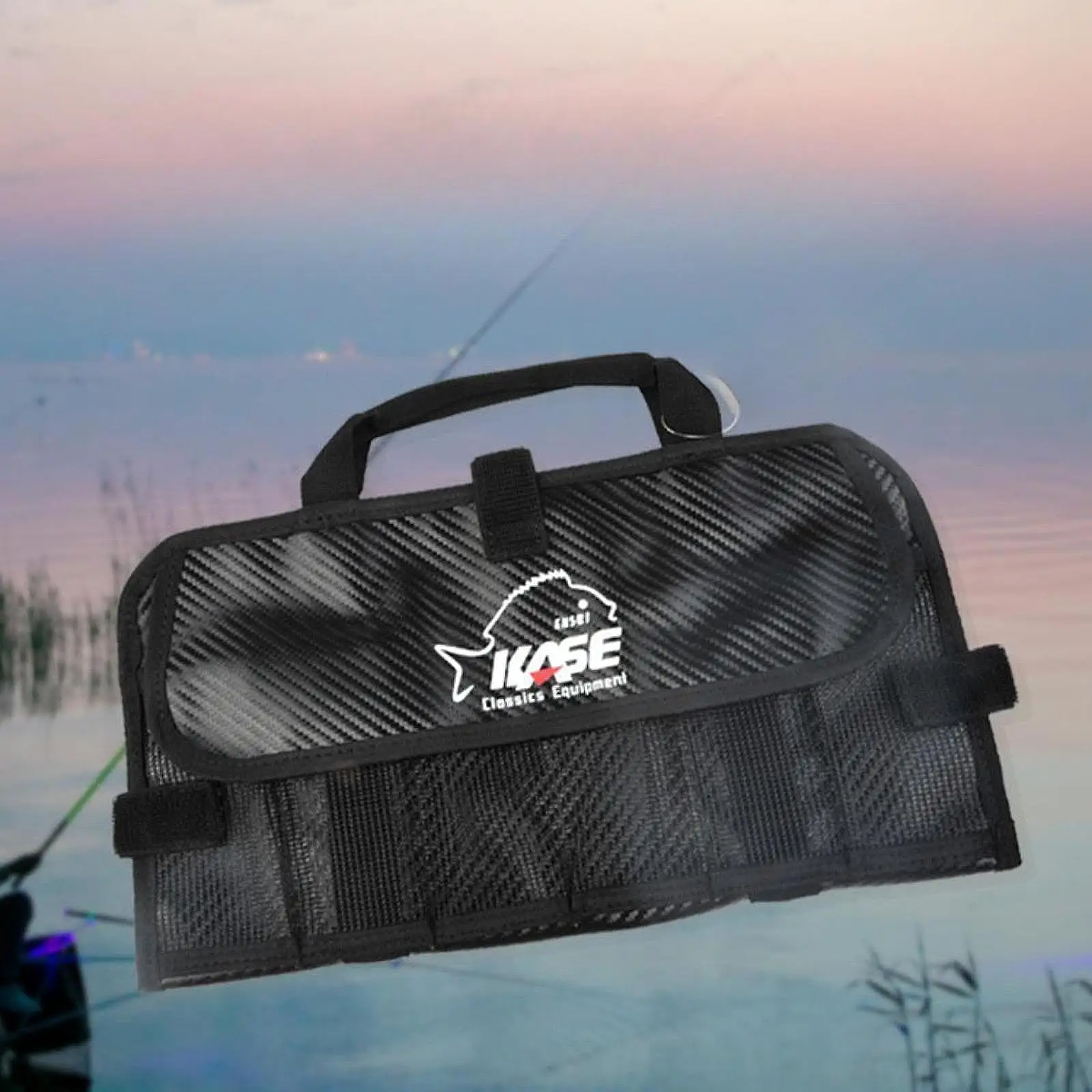 Fishing Jig Bag Portable Fishing Accessories Bag Protective Cover Large Capacity Freshwater Saltwater Trolling Lure Storage Bag