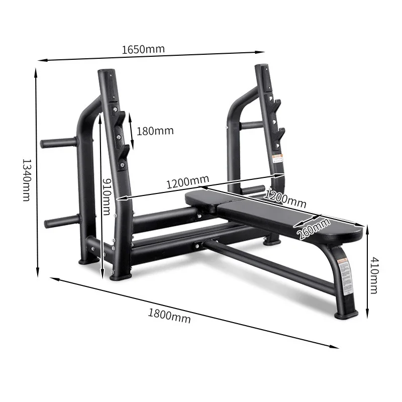 Commercial Multi-Function Barbell Weight Lifting Power Rack Press Rack Adjustable Bench Gym Fitness Equipment Strength Dumbbell