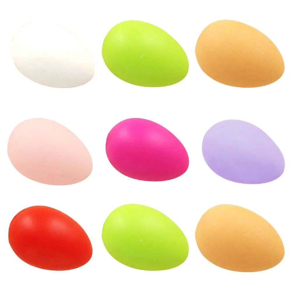 

Набор из 24 пластиковых имитаций пасхальных яиц для детского творчества: рисования, граффити, декора для пасхальных вечеринок, подвесных украшений