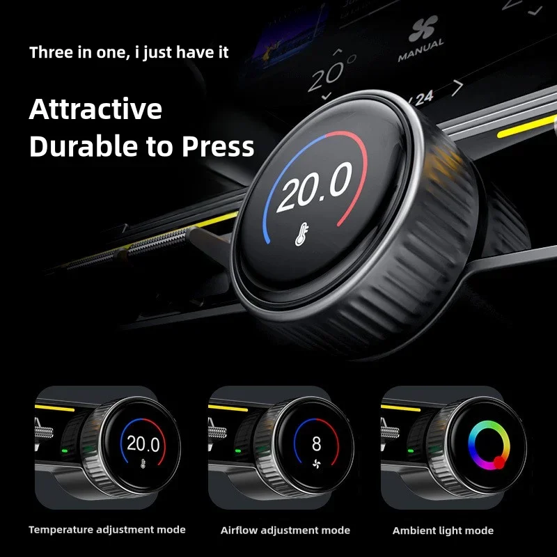 2025 Multi-Function Magic Key Console Physical Button for Tesla MY/3 and Model 3 Highland Interior Accessories