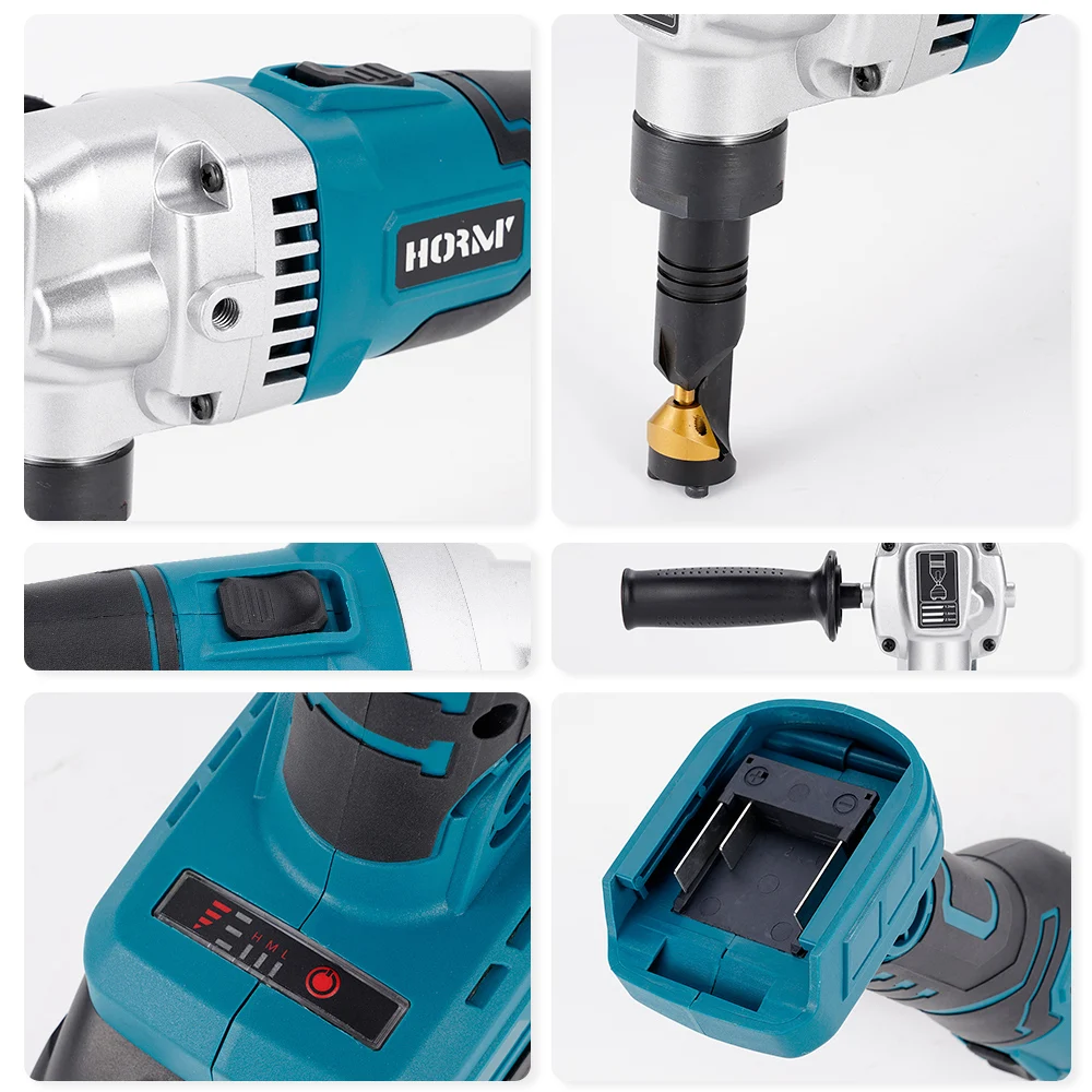 Hormy 18V Borstelloze Impact Schaar Machine 650W 600N.m Handheld Ponsen Schaar Ijzer Elektrische Snijgereedschap Voor Makita batterij