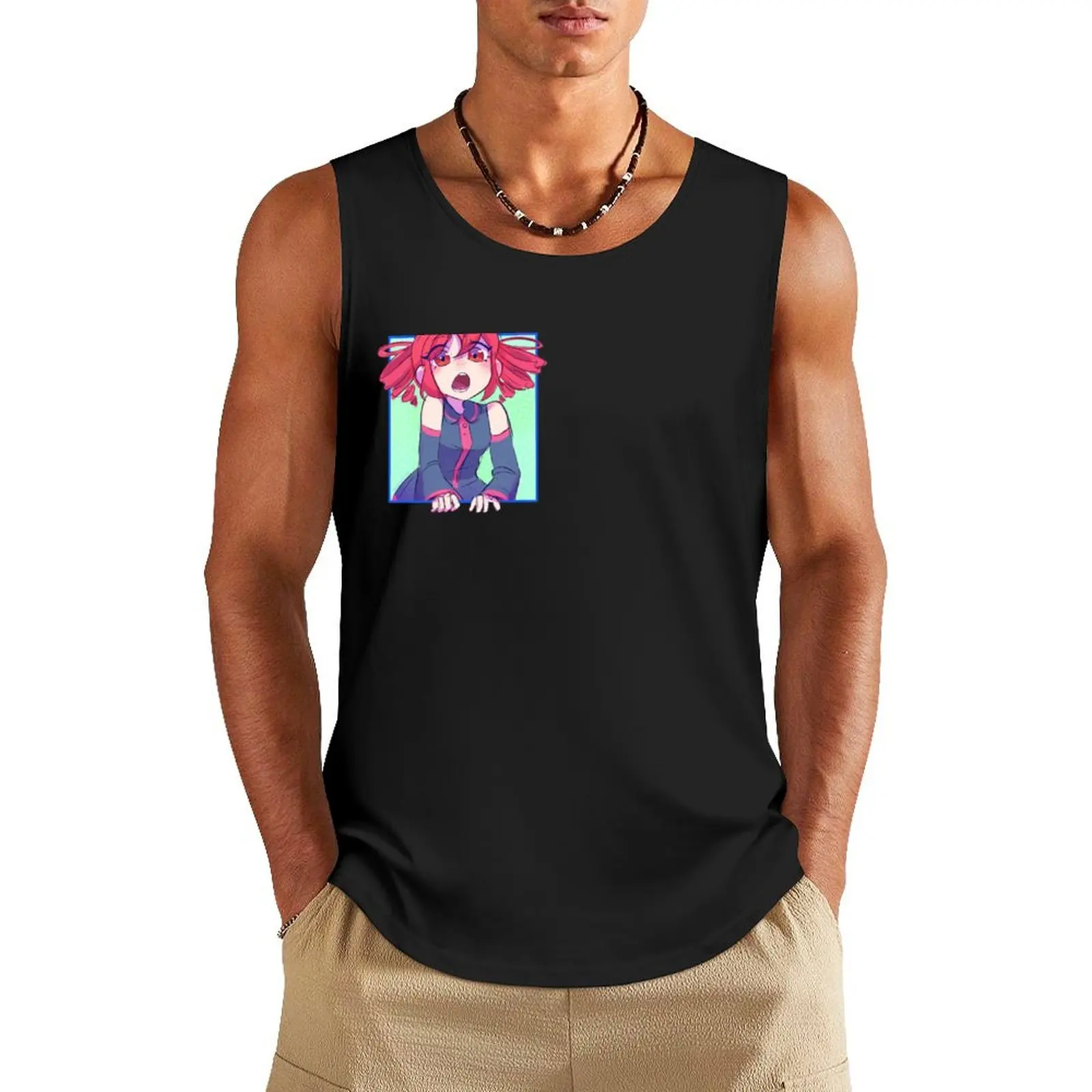 

Teto window Tank Top plain t-shirt tops gym accessories men