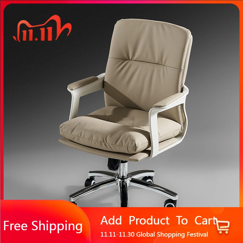 

Luxury Modern Office Chair Nordic Designer Throne Vanity Office Chair Swivel Student Conference Sillas Oficina Theater Furniture