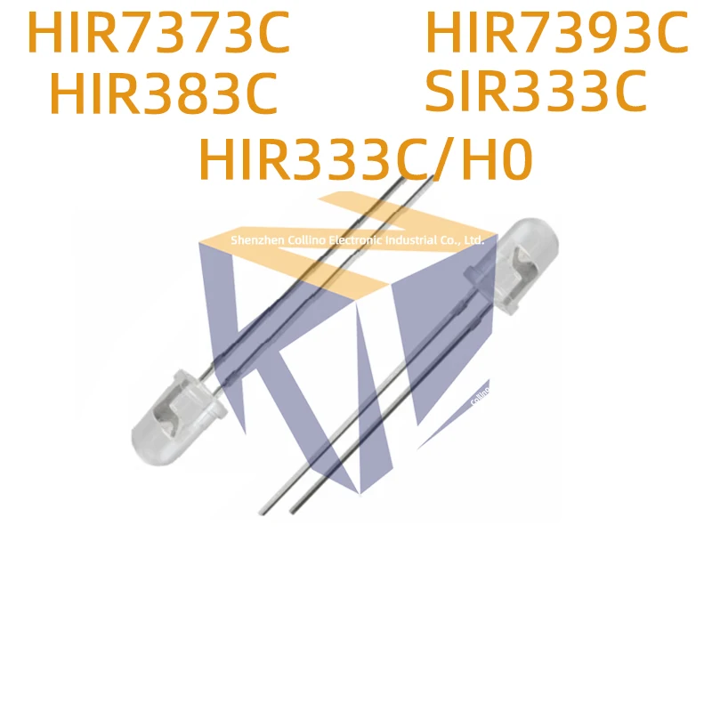 10pcs HIR333C/H0 SIR333C HIR383C HIR7373C HIR7393C Infrared LED Photodiode Infrared Receiver Module