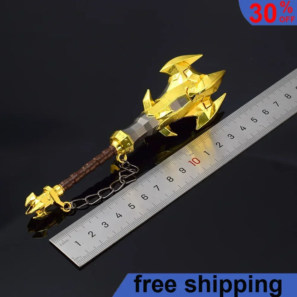 

15cm The Hyrule Fantasy Weapon Savage Lynel Crusher Zeld Game Peripheral Metal Sword Keychains Ornament Crafts Model Gift Toys