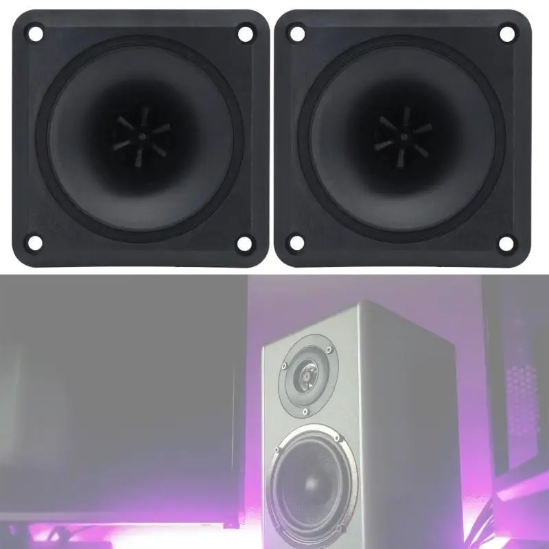 J1HD Clear Highs 3.5in Horn Square Square Speaker مع Construction ABS المتانة