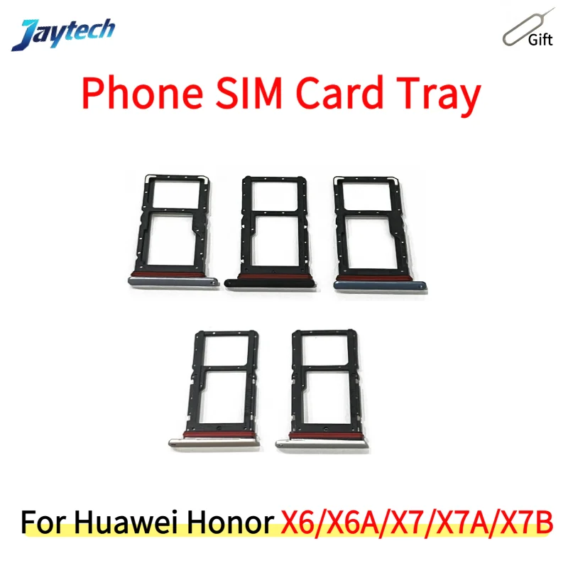 화웨이 Honor X6 X6A X7 X7A X7B용 SIM 카드 트레이 1개, SIM 카드 홀더 서랍, 휴대폰 교체 부품 (공구 포함)