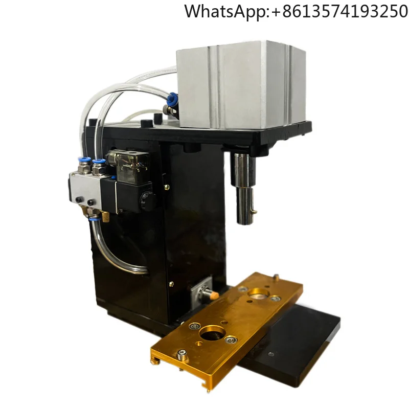 Automatic Full-Metal Pneumatic Badge Maker with Sensor Multi-Size ID Card and Badge Press Machine