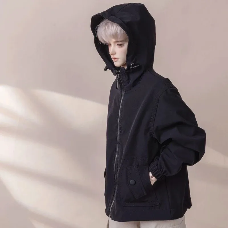 

1/3 Doll's Clothes for 75cm Bjd Doll Handsome Coat Jacket Windbreaker T-shirt Toys Dress Up Play House Doll Accessories, No Doll