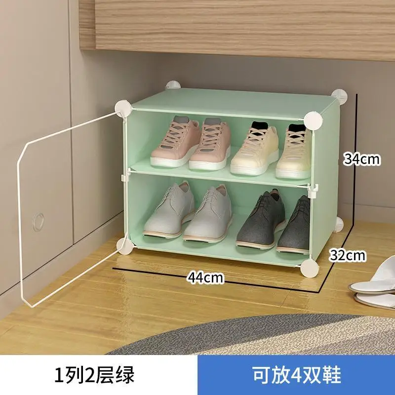 

Student dormitory shoe rack small household storage device simple multi-layer door bedroom table bed dust-proof shoe cabinet