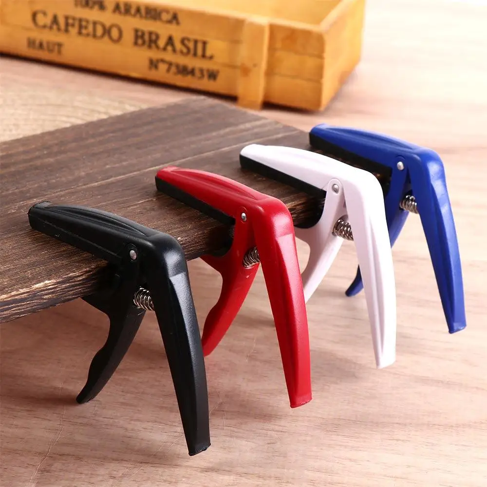 Ukulele Accessories Plastic Universal Ukulele Capo White Pink Ukulele Tuning Clamp Red Portable Uk Tone Clip Classical