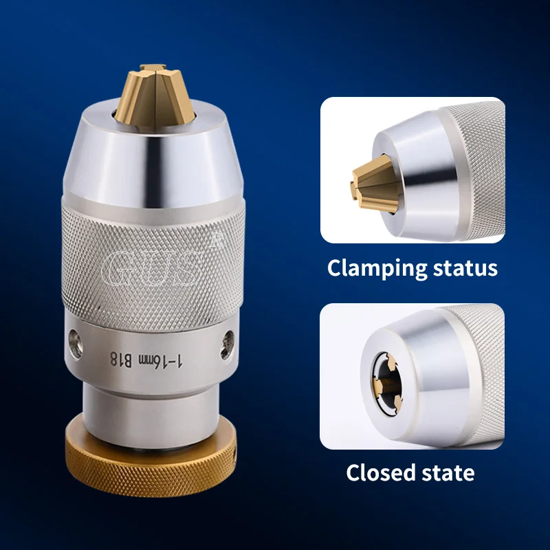 B10 b12 b16 b18 b22 automatisch selbst festziehen schlüssel loses bohrfutter adapter halter kegel loch drehmaschine fräsmaschine cnc bohr werkzeug – Detail 5