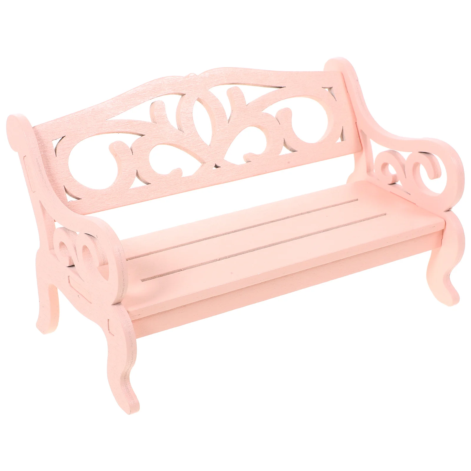 Mini chaise rose décorative, meubles miniatures, Adorable, compacte, légère, décoration de maison, réaliste, résistante à l'usure, 2 pièces