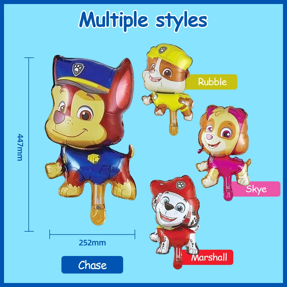 باو باترول موضوع الكرتون الكلب سلسلة بالون استحمام الطفل الأطفال حفلة عيد ميلاد خلفية ديكور الأنشطة الخارجية حفلة للأطفال #1