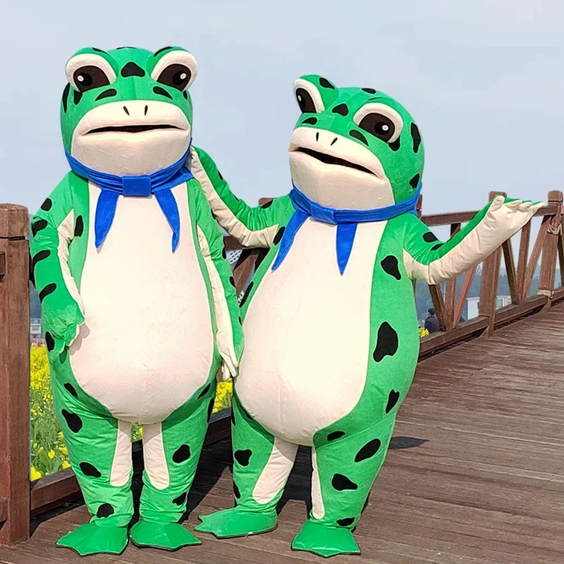 2024, милый надувной костюм ляльки-лягушки из мультфильма, дух, прогулочная кукла для взрослых, костюм Bzarre, активности, сценический реквизит M17